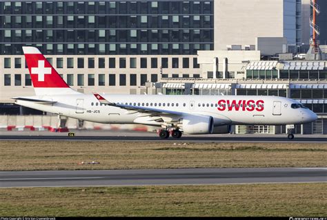 Hb Jcs Swiss Airbus A220 300 Bd 500 1a11 Photo By Kris Van