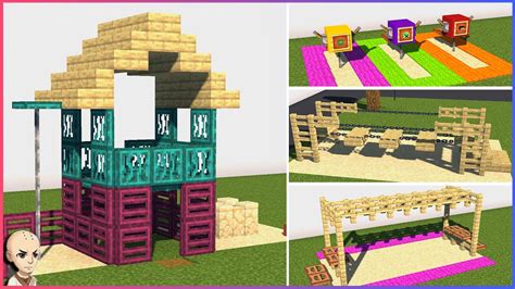 Minecraft 10 Childrens Playground Build Hacks And Ideas Youtube