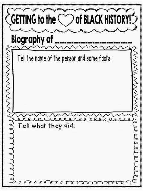 Printable Black History Month Worksheets