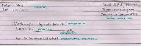 Savesave cara menulis obat for later. lupiyatama.com: Science Time!: Ayo Belajar Menulis Resep (Obat salep Mata)