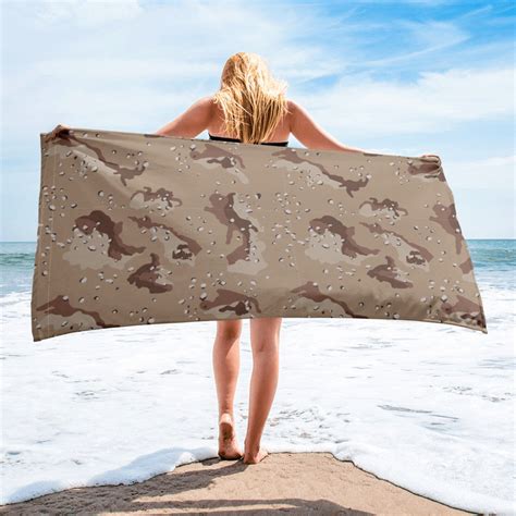 Desert Camo Beach Towel Desert Camouflage Towel Camo Towel Etsy