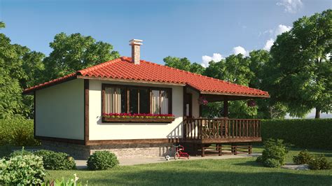 Азалия 60/2K - Проект на красива малка къща