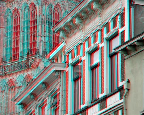 Grote Kerk Breda 3d Anaglyph Stereo Redcyan Wim Hoppenbrouwers