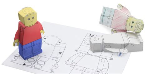Create Your Own 3d Toy Person Paper Model Template