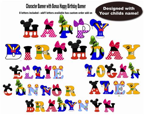 Mickey Mouse Disney Font