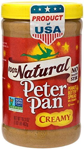 Peter Pan Natural Creamy Peanut Butter 163 Oz