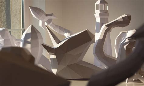 Low Poly Papercraft Sculpture Studio Behind The Scenes At Kablackout