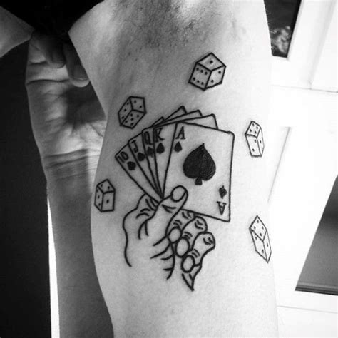 If you want to place your logo and personal images on your custom calling card, upload them from your device. Bicep Playing Card Black Ink Outline Guys Tattoo | Card ...