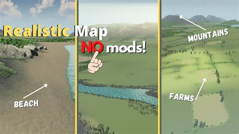 Creating Realistic Maps No Mods Vanilla Cities Skylines Youtube