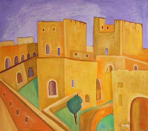 View At City Of David Painting By Janna Shulrufer Fine Art America