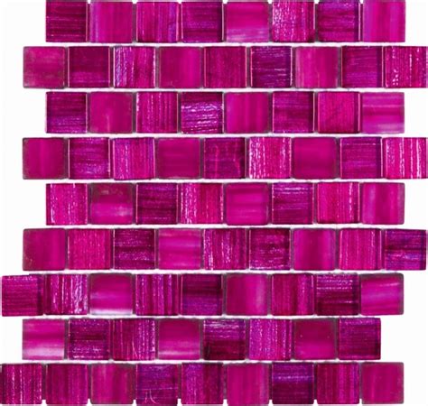 Nice Pink Glass Mosaic By Dune