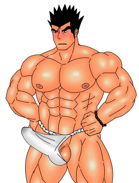 Rule 34 Bara Big Penis Fundoshi Gay Male Male Focus Male Only Muscular Muscular Male Pectorals