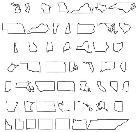 50 State Outline