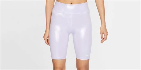 Nike Iridescent Oxygen Purple Shiny Bike Shorts Hypebae