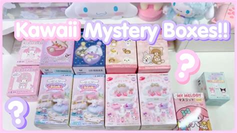 Unboxing Kawaii Mystery Boxes Youtube