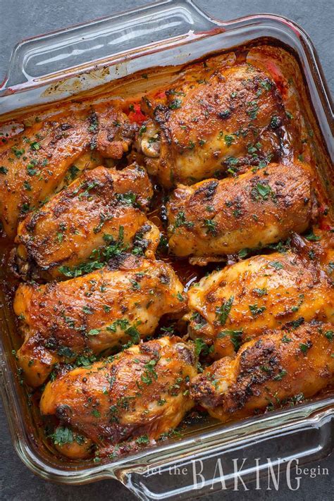 Paprika Baked Chicken Thighs are Easy, Succulent, Skinless ...