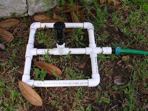 Simple Garden Sprinkler Out Of Inground Popup Sprinklers 5 Steps