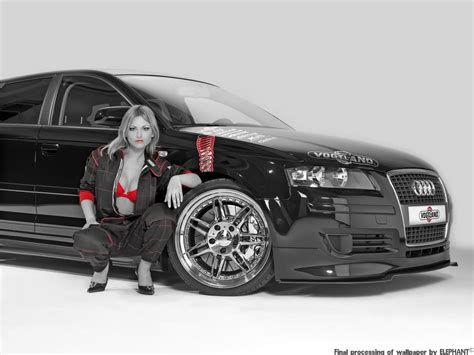 Ideal Blonde Babe On Audi S Line Hd Wallpaper ~ The Wallpaper Database