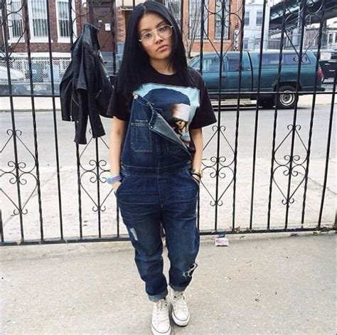 Jeans Outfit Dope Instagram Indie Hipster Overalls