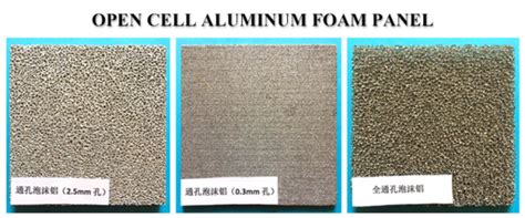 Open Cell Aluminum Foam Panel Is Sound Absorbing Foam Metal