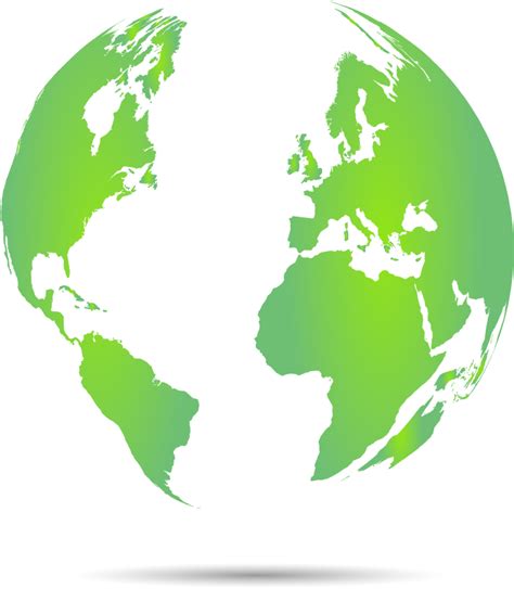 Download Green Globe Transparent Background Transparent Globe Black