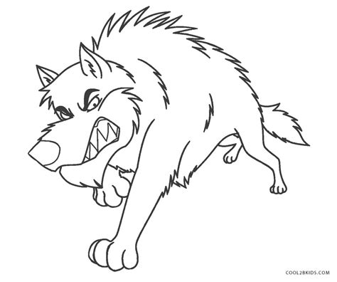 Dibujos de Lobos para colorear Páginas para imprimir gratis