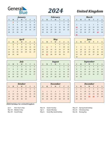 Printable Calendar Uk 2024 Best The Best List Of January 2024