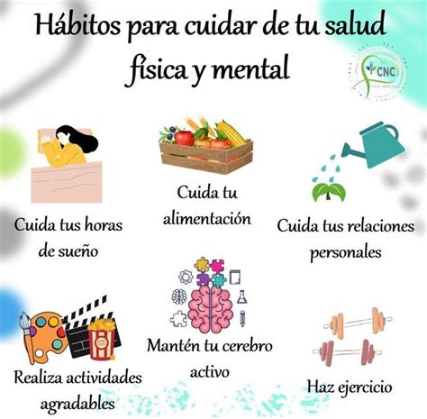 hábitos para cuidar tu salud física y mental Salud fisica y mental Salud Salud fisica