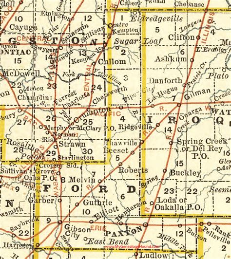 Map Of Illinois Cities And Counties