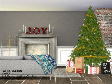 Sims 4 Ccs The Best Christmas 2018 Decorations By Wondymoon