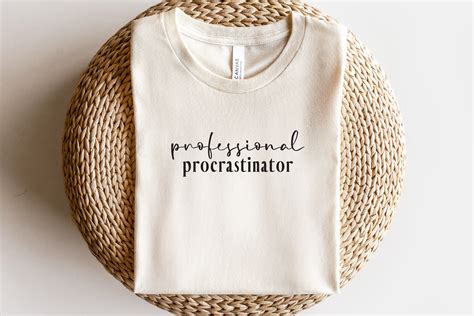 Professional Procrastinator Svg Graphic By Sbdigitalfile · Creative Fabrica