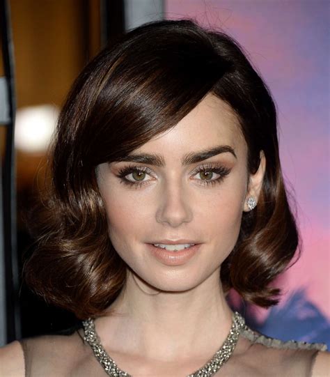 Lily Collins Lily Collins Hair Hair Styles Hairstyle