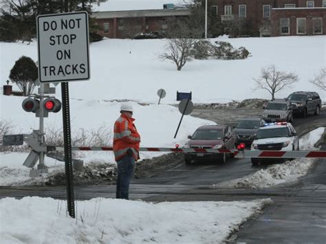 Car Stuck At Chappaqua Rail Crossing