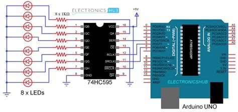 Electronics Tricks And Tips How To Use Hc Shift Register With