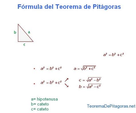 Despeje Del Teorema De Pitagoras Ecer