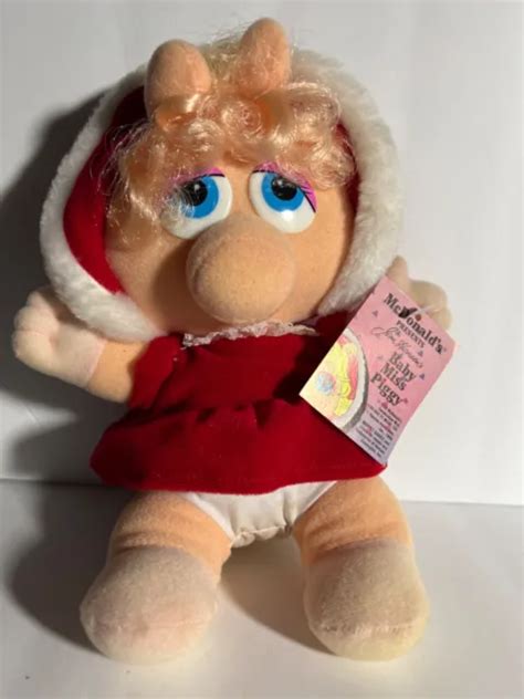 Vintage Baby Miss Piggy Mcdonalds Presents Jim Hensons 1988 Muppet