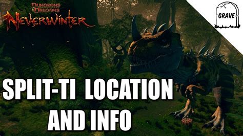 Ps4 Neverwinter Chult Hunts Split Ti Location And Info Youtube