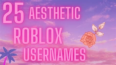 ꧁25 Aesthetic Roblox Usernames Untaken May 2022 ꕥ꧂ Youtube