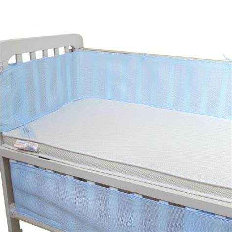 Summer Newborn Crib Bumper Breathable Baby Breathable Mesh Crib Liner