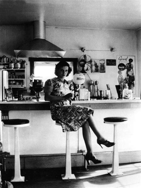 woman female sitting lunch counter circa 1939 photograph by mark goebel fine art america