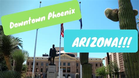 Downtown Phoenix Tour American Cities Vlog 12 Youtube