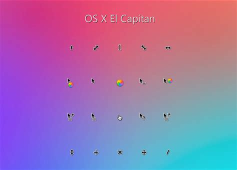 Os X El Capitan Cursors By Alexgal23 On Deviantart