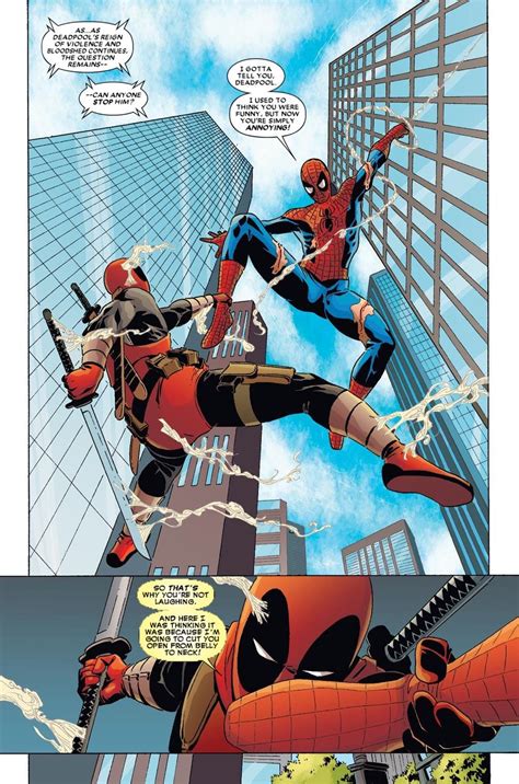 Deadpool Kills Spiderman Comic