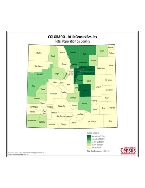 Colorado County Population Map Free Download