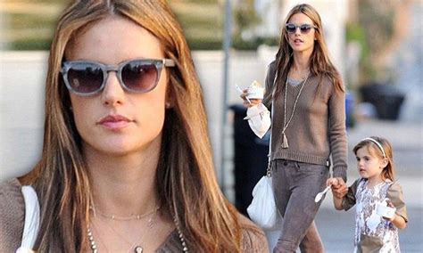 Alessandra Ambrosio Enjoys Sweet Treat With Daughter As She Relaxes