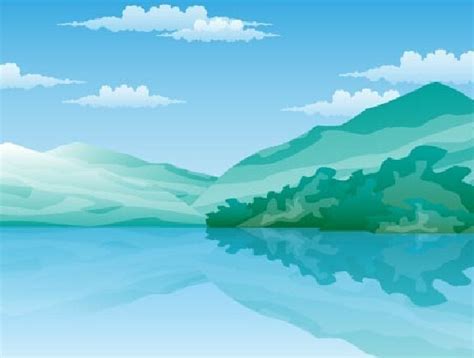 Free Blue Mountains Illustration Vector Titanui