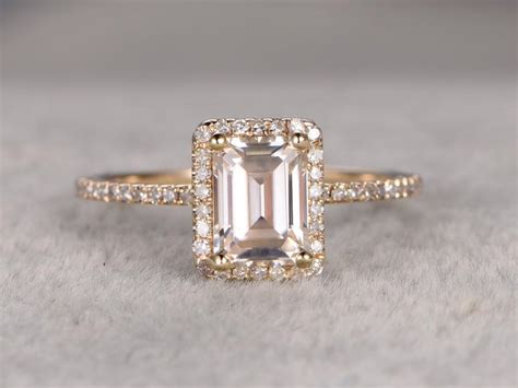 The elegance of emerald cut engagement rings works well with any type of metal, including gold, platinum, or silver. 1.2ct Moissanite Engagement Ring 14k Yellow Gold,Diamond ...