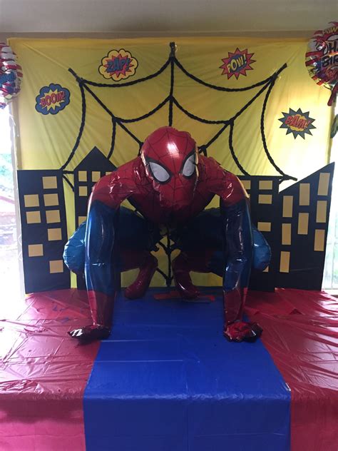 Spider Man Theme Party Backdrop Part 2 By Christina L Spiderman