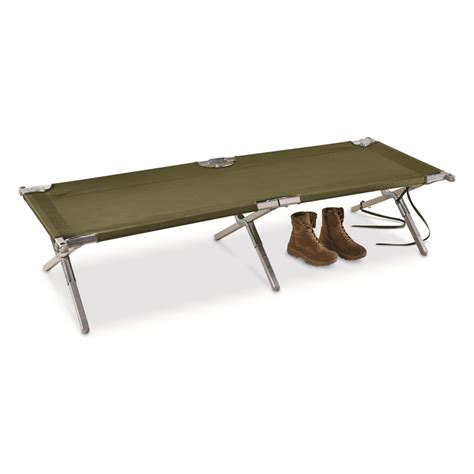 Us Military Surplus Cot New 703758 Military Folding Cots At