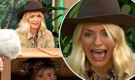 Holly Willoughby Screams During Mock Bushtucker Trial On This Morning